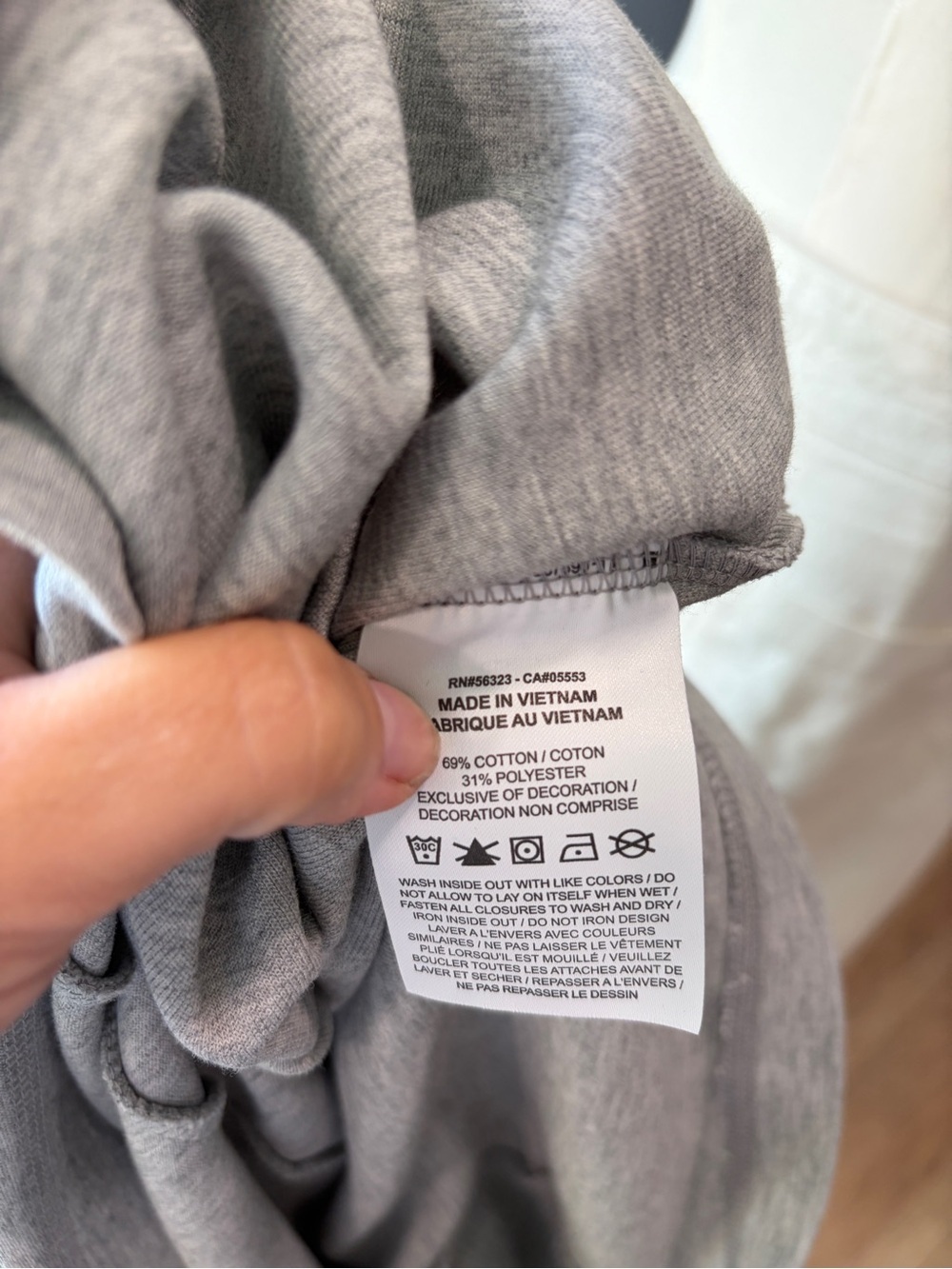 Nike Sportswear Tech Fleece Crewneck Sweatshirt Gray Zip Sleeve Size Large - Picture 10 of 10